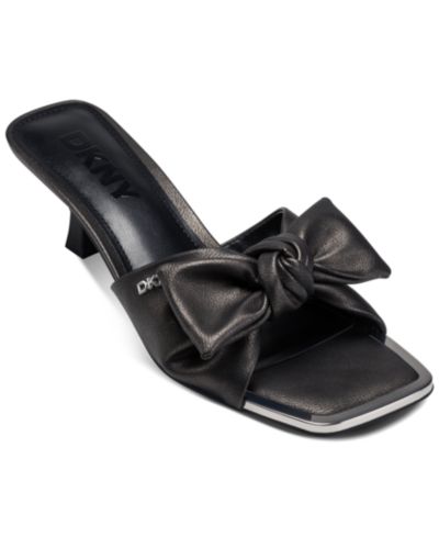 DKNY Women's Jalta Bow Slide Dress Sandals