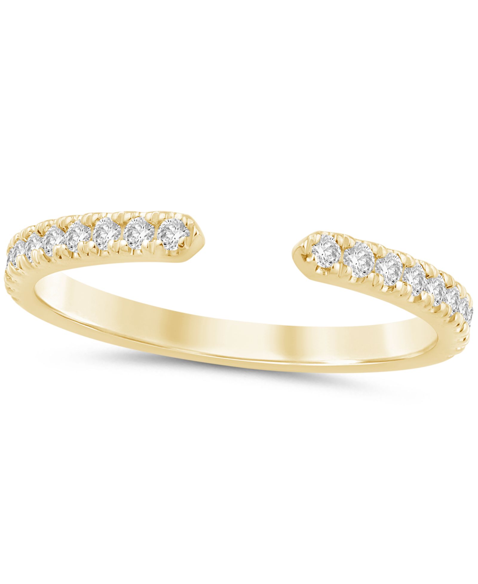 Macy's Diamond Band Ring (1/4 ct. t.w.) in 14K Yellow Gold