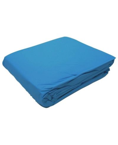 Swimline LI214820 21' Solid Blue Round Above Ground Swimming Pool Overlap Liner