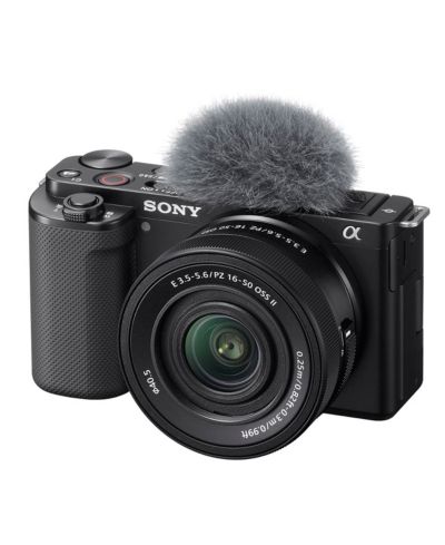 Зеркальная камера Sony ZV-E10 с объективом E PZ 16-50mm f/3.5-5.6 OSS II, Black