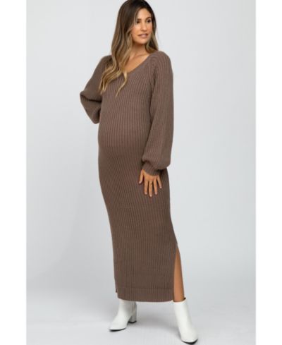 Женское трикотажное платье макси Pinkblush Side Slit