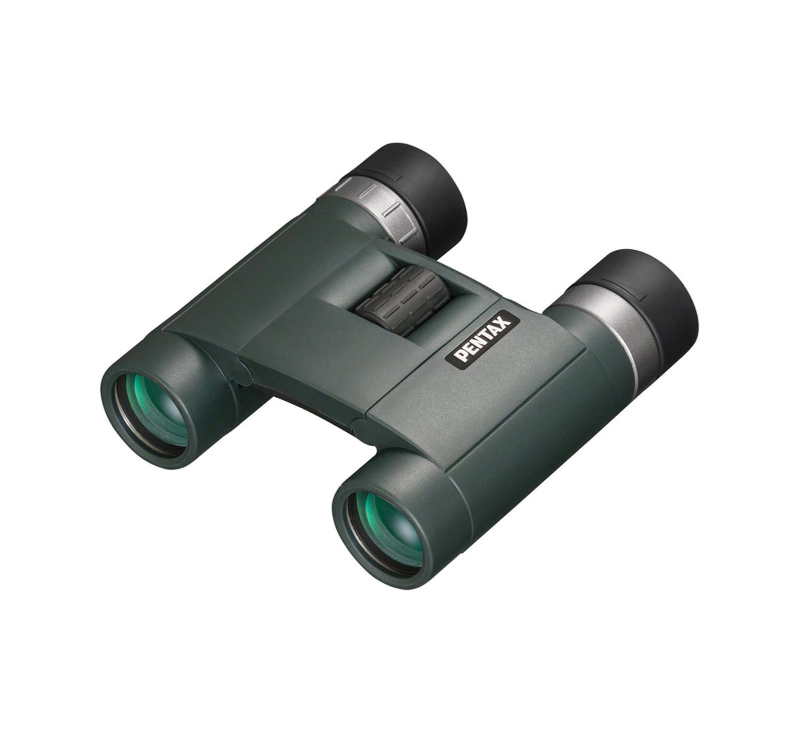 Pentax 8x25 AD Series Roof Prism Binocular, 5.5 Degree Angle of View, Green