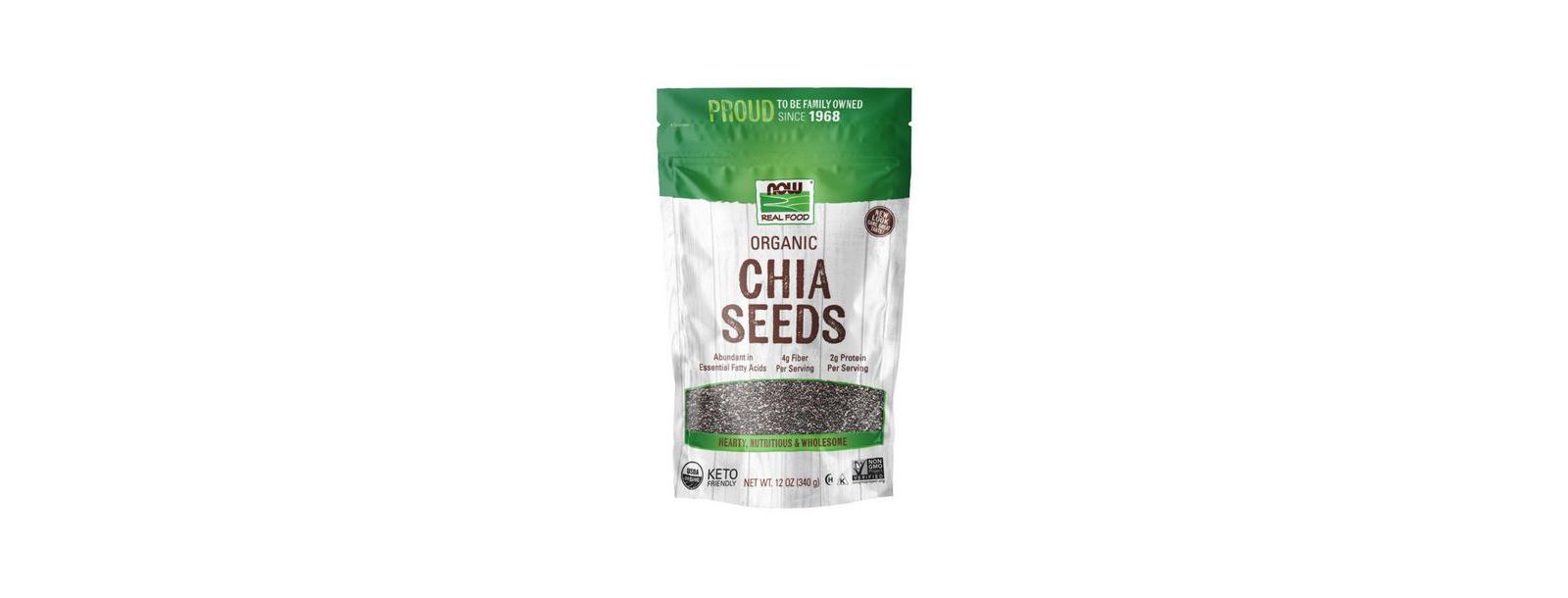 NOW Foods Black Chia Seed ,12 oz