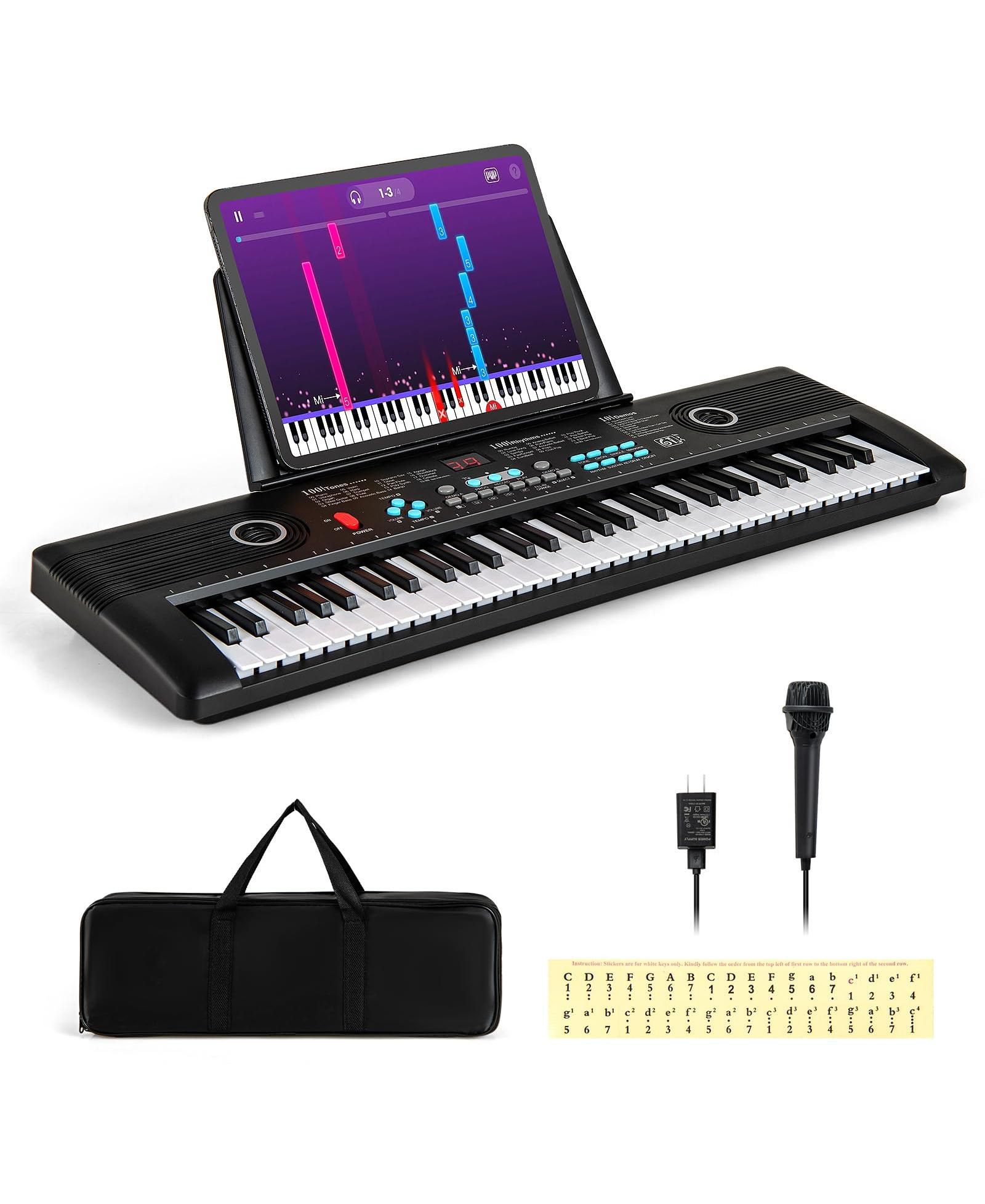 Электронное пианино Mecale 61 Key Electric Portable Digital