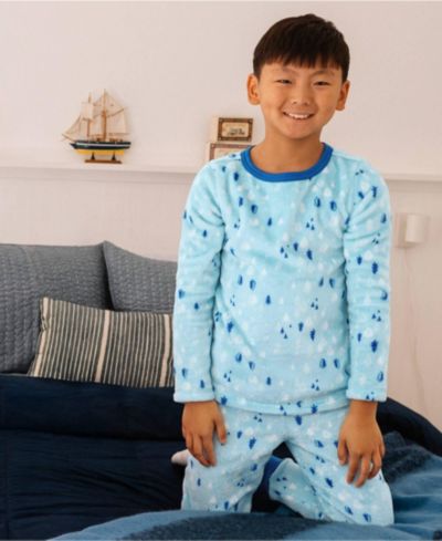 Детский комплект пижам Lands' End Long Sleeve Plush Fleece