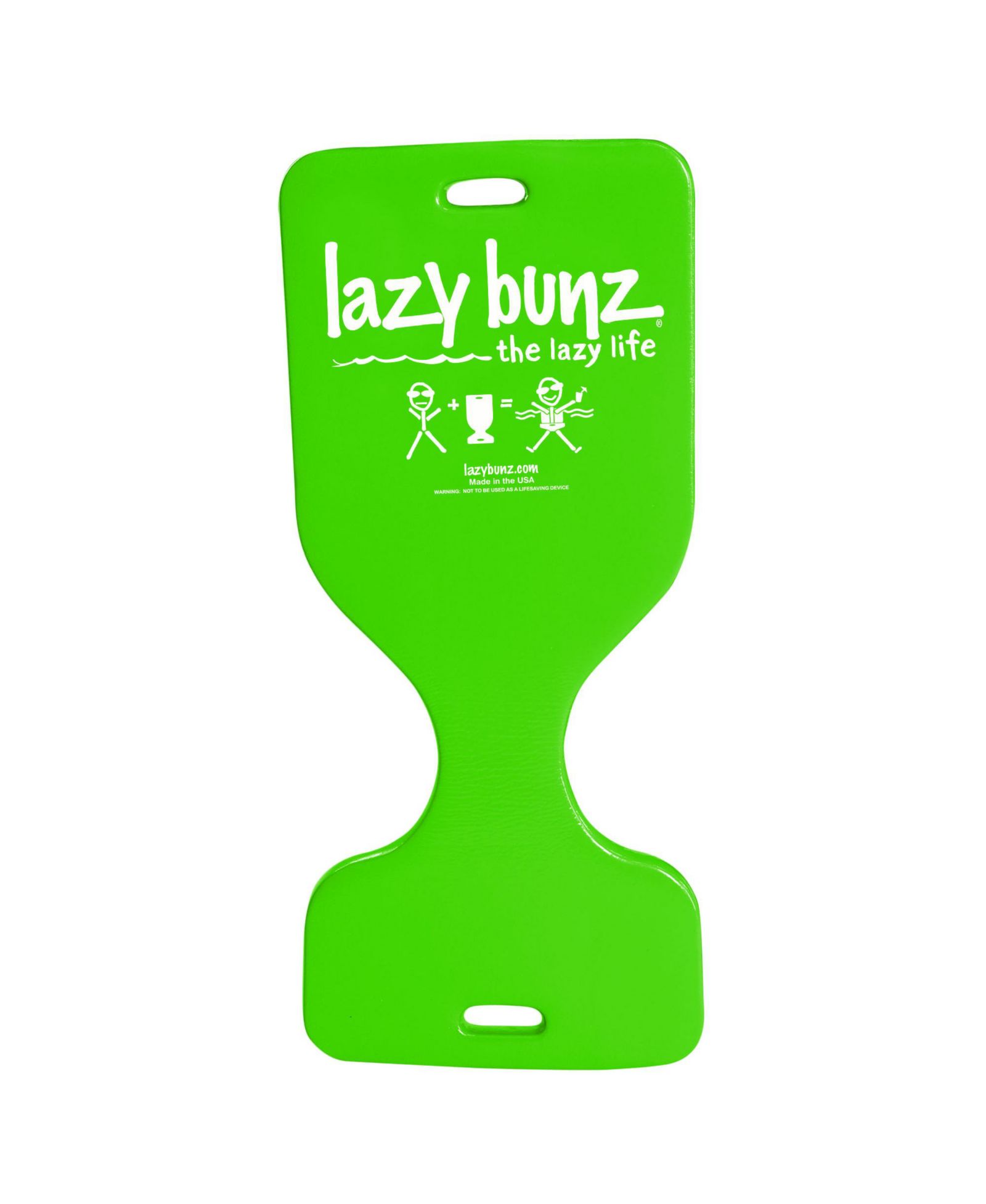 Надувной матрас для плавания TRC Recreation Lazy Bunz Foam Water Saddle, Fierce Green