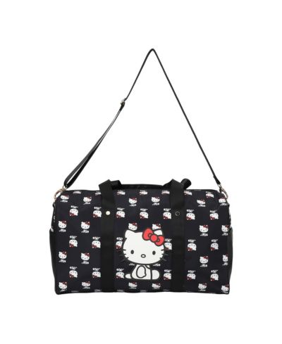 Hello Kitty AOP in Nylon with PU Accents Duffle Bag