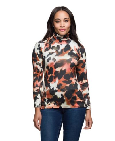 Женский лонгслив с высоким воротником 24seven Comfort Apparel
