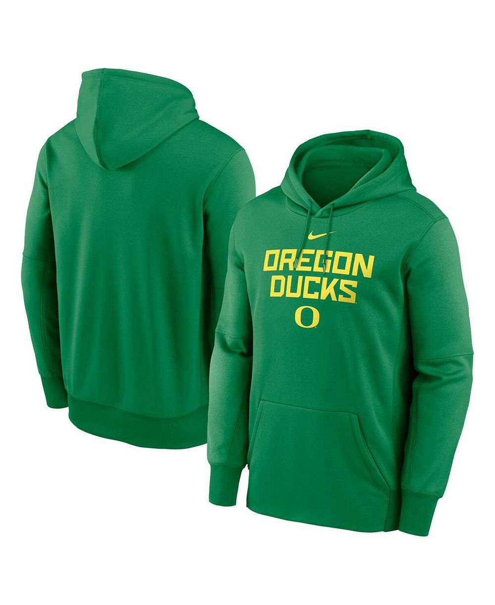 Мужское худи Nike Oregon Ducks Team Stacked Performance Pullover