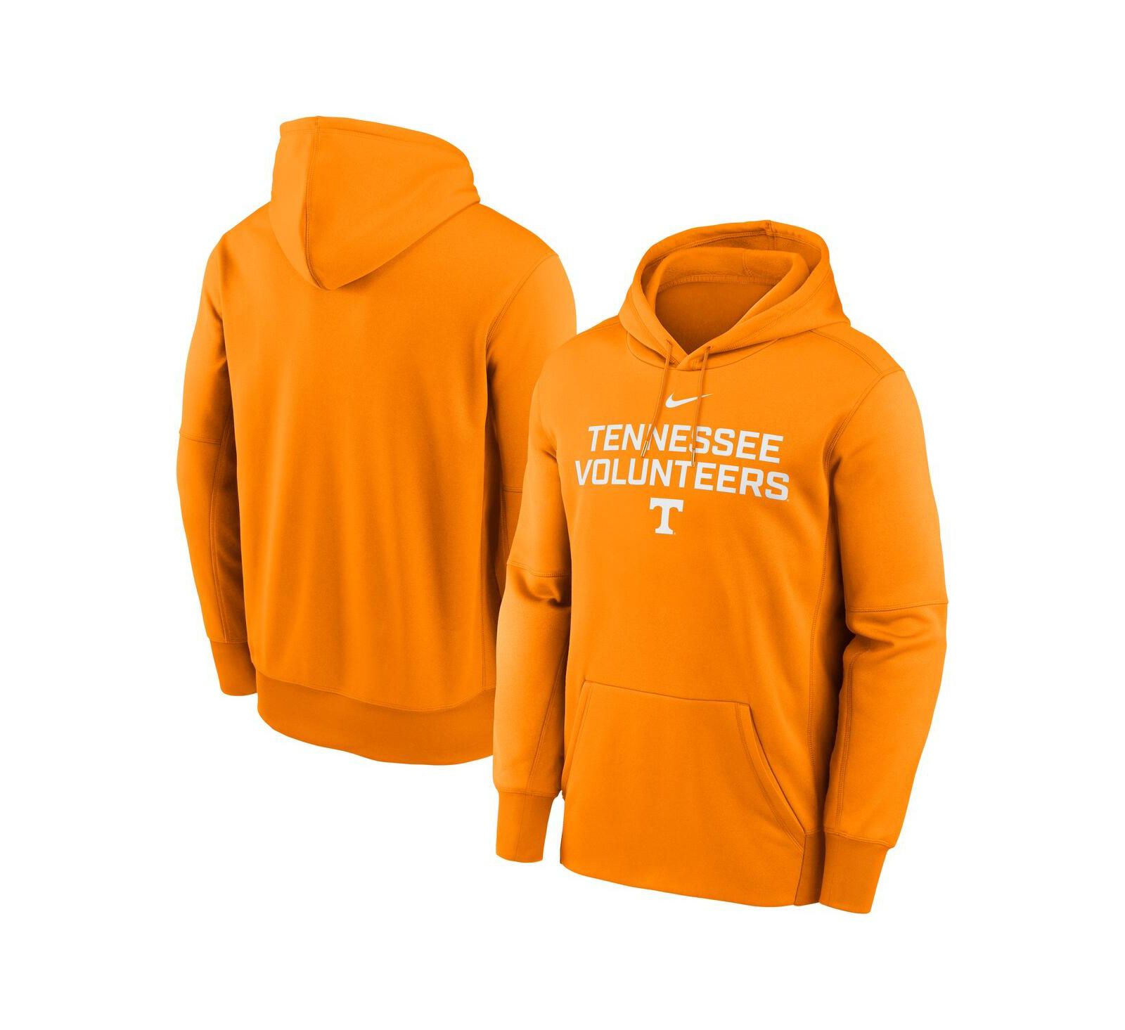 Nike Men's Tennessee Orange Tennessee Volunteers Team Stacked Performance Pullover Hoodie