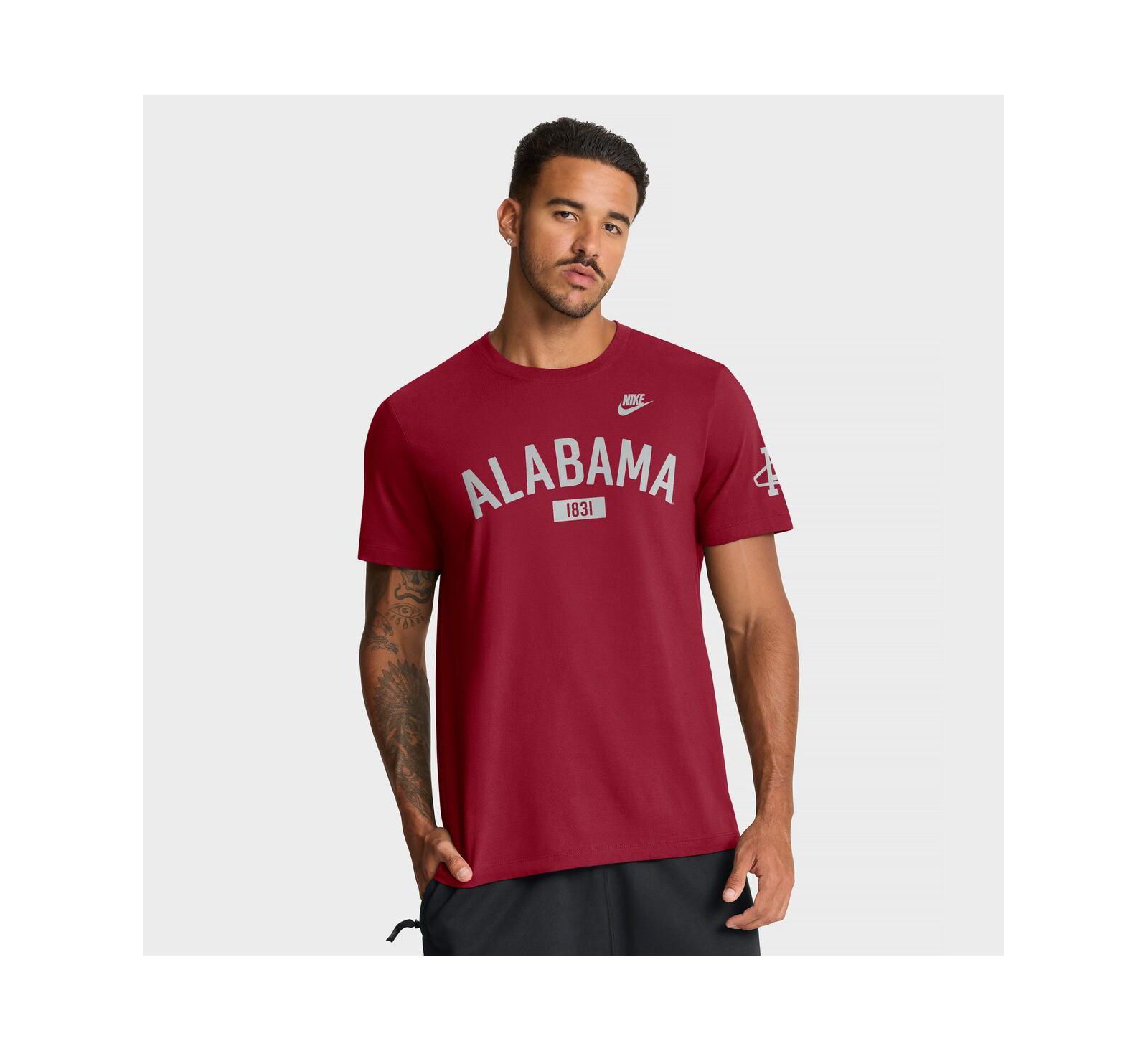Мужская футболка Nike Crimson Alabama Crimson Tide Legacy Arch