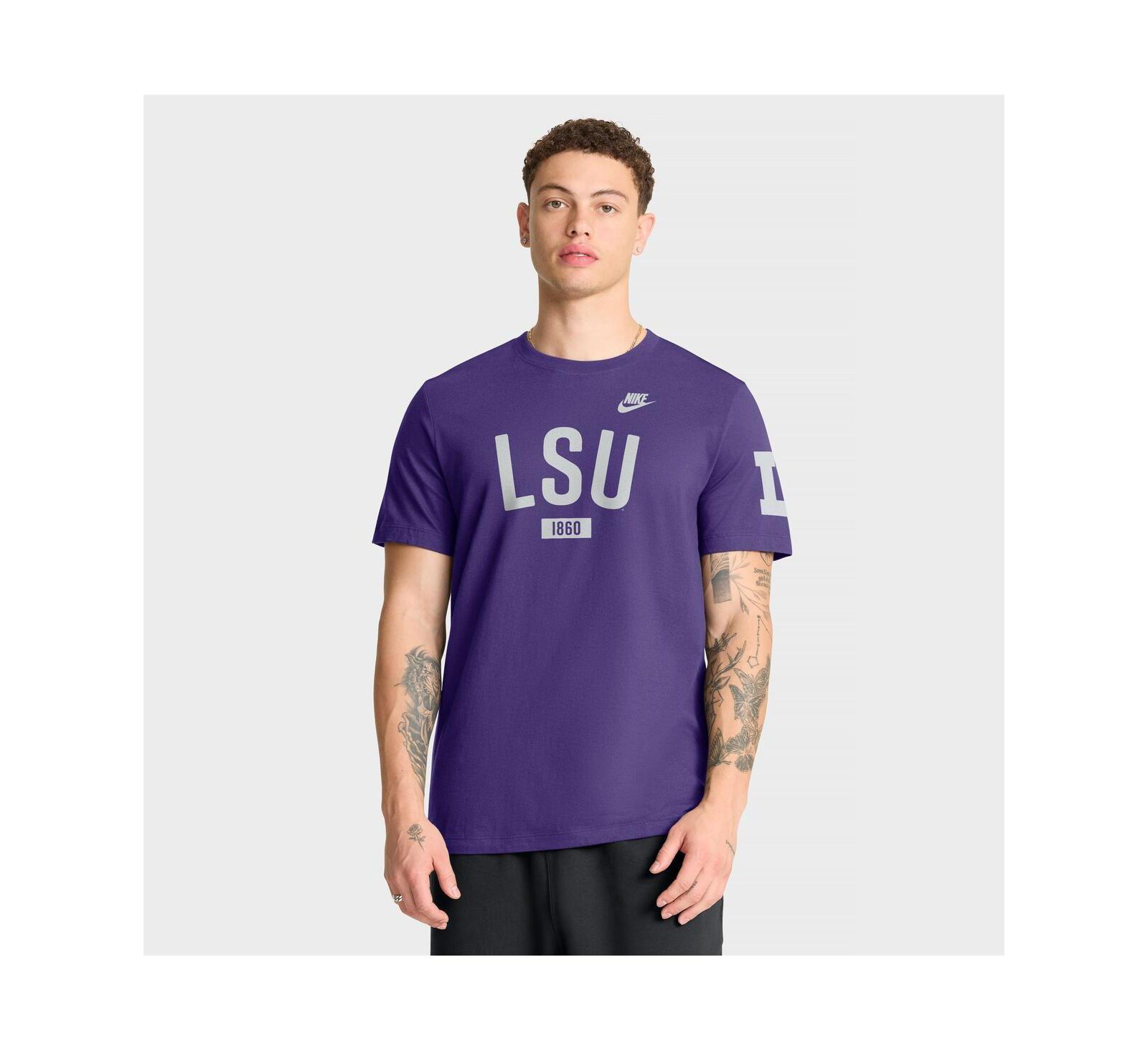 Nike Men's Purple LSU Tigers Legacy Arch T-Shirt