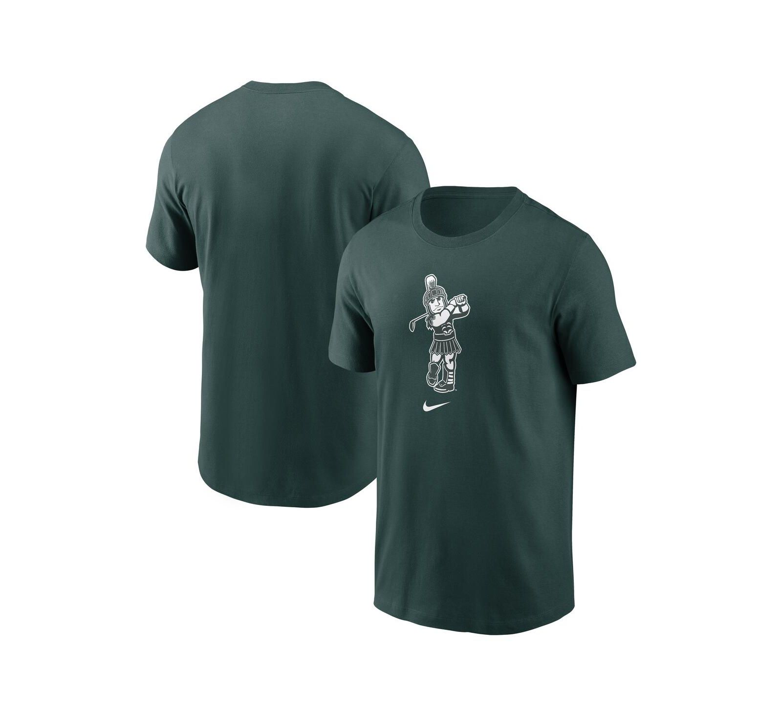 Nike Men's Green Michigan State Spartans Golf Sparty Sport T-Shirt