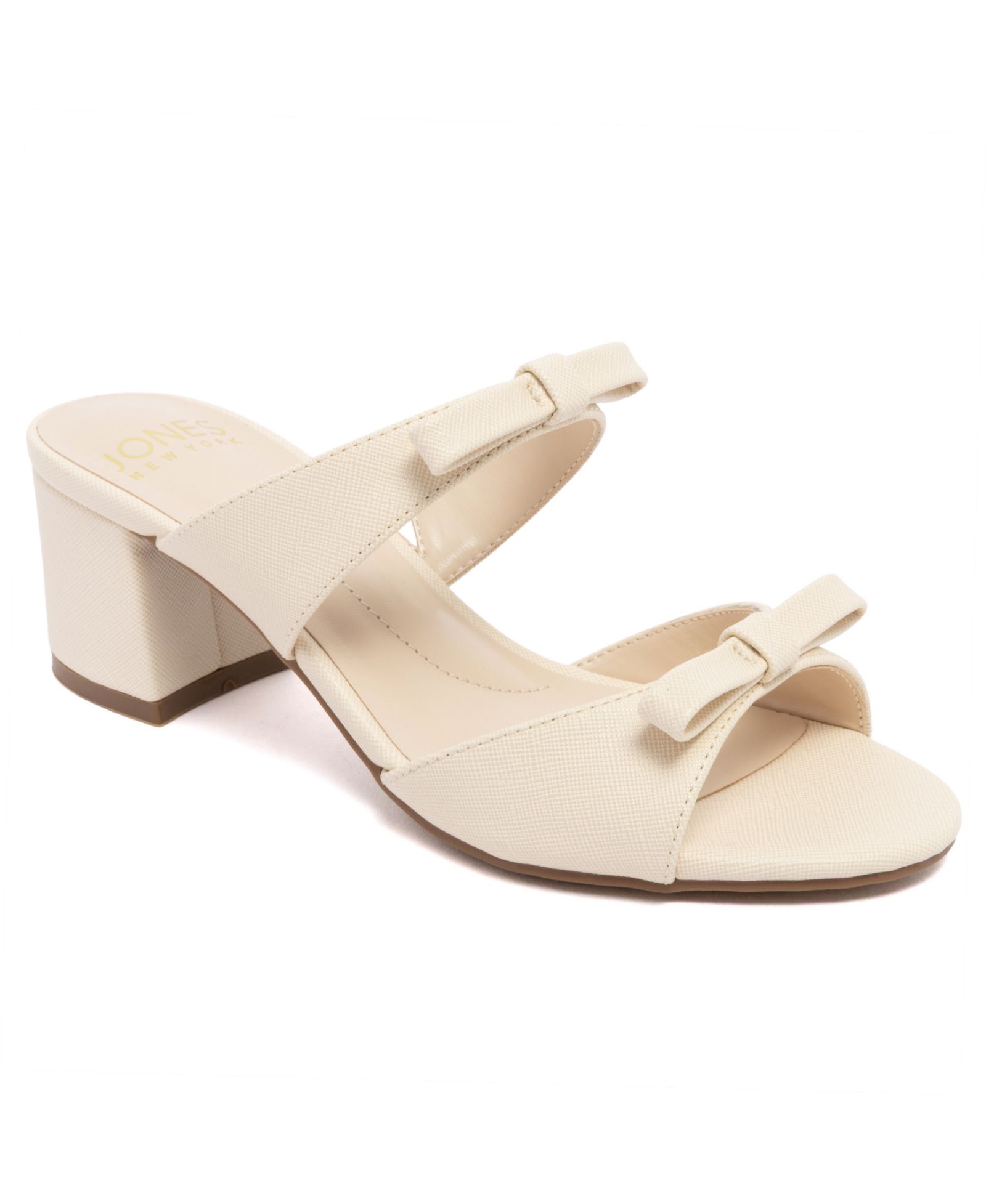 Женские босоножки Jones New York Adalin Block Heel Double Bow Dress Sandals