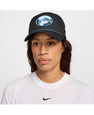 Nike Men's and Women's Black Rise Trucker Adjustable Hat