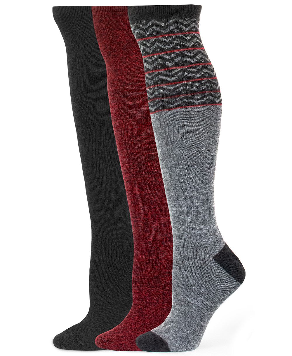 Hue Women's 3-Pack Knee High Boot Socks US00235S