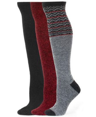 Hue Women's 3-Pack Knee High Boot Socks US00235S