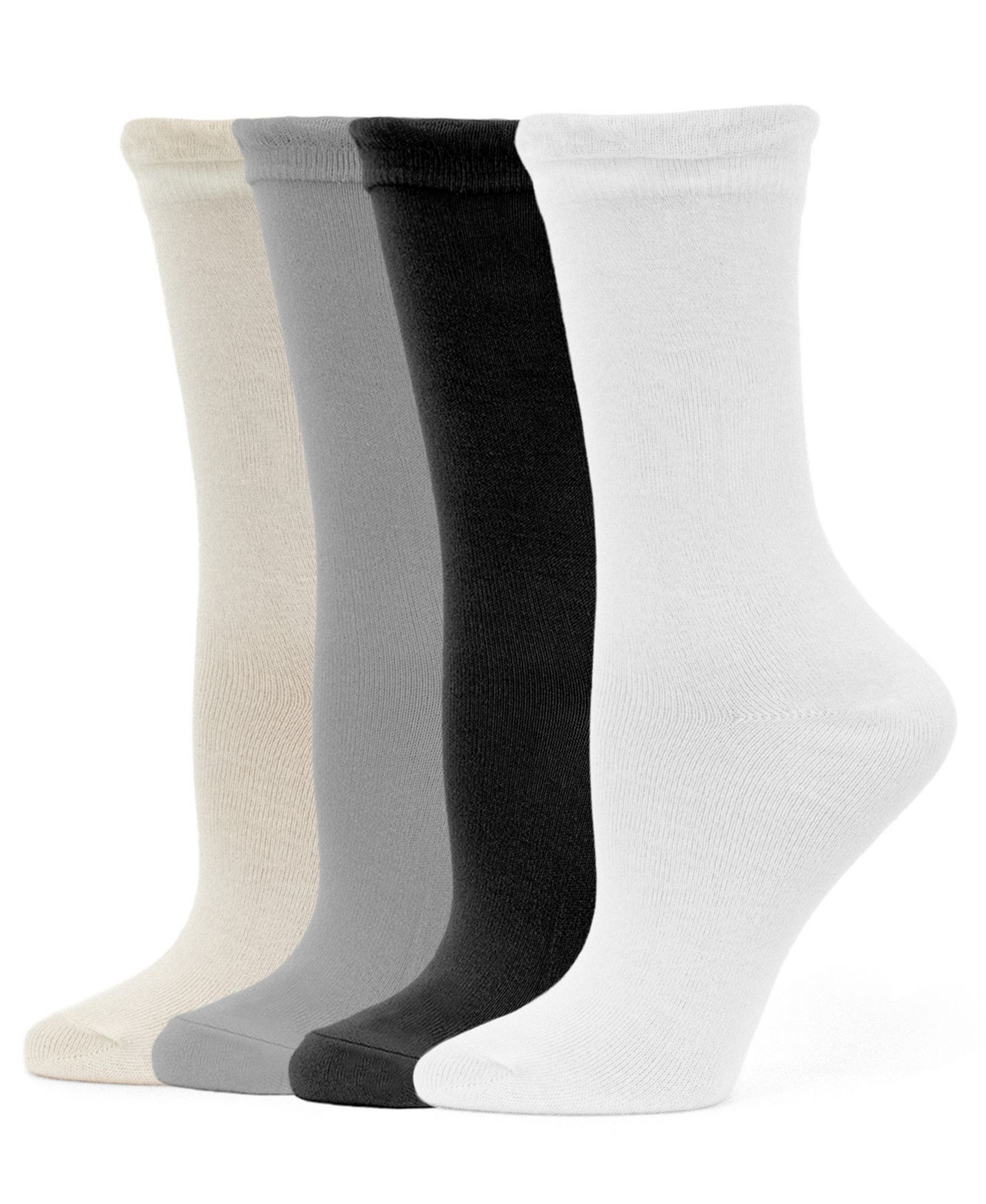 Hue Women's 4-Pack Femme Crew Socks