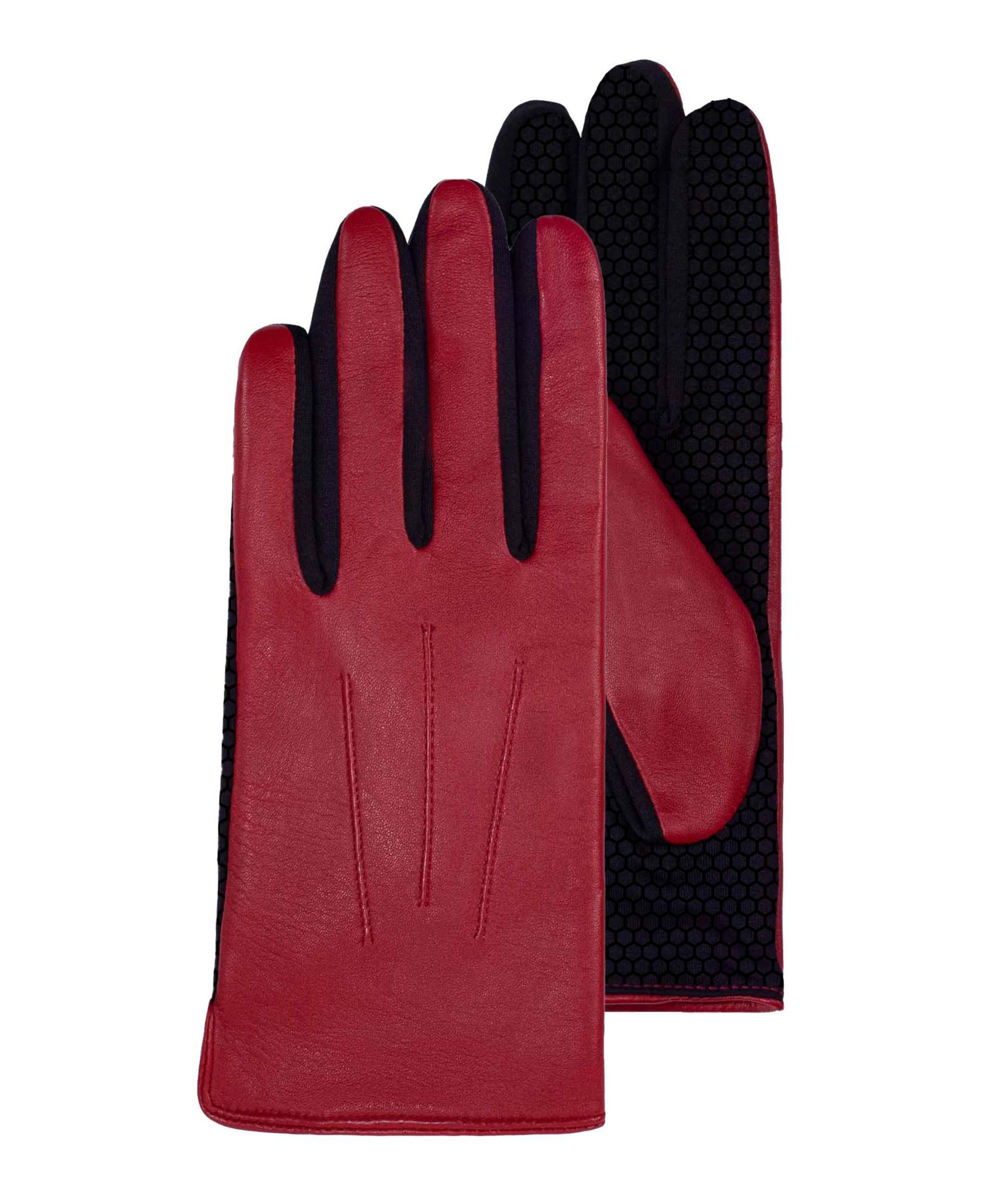 Style Mia Grip gloves made from premium lambskin and spandex with touch function