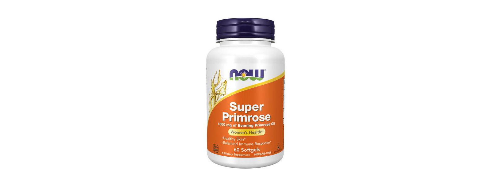 Добавка NOW Foods Super Primrose, 1300 mg, 60 Softgels