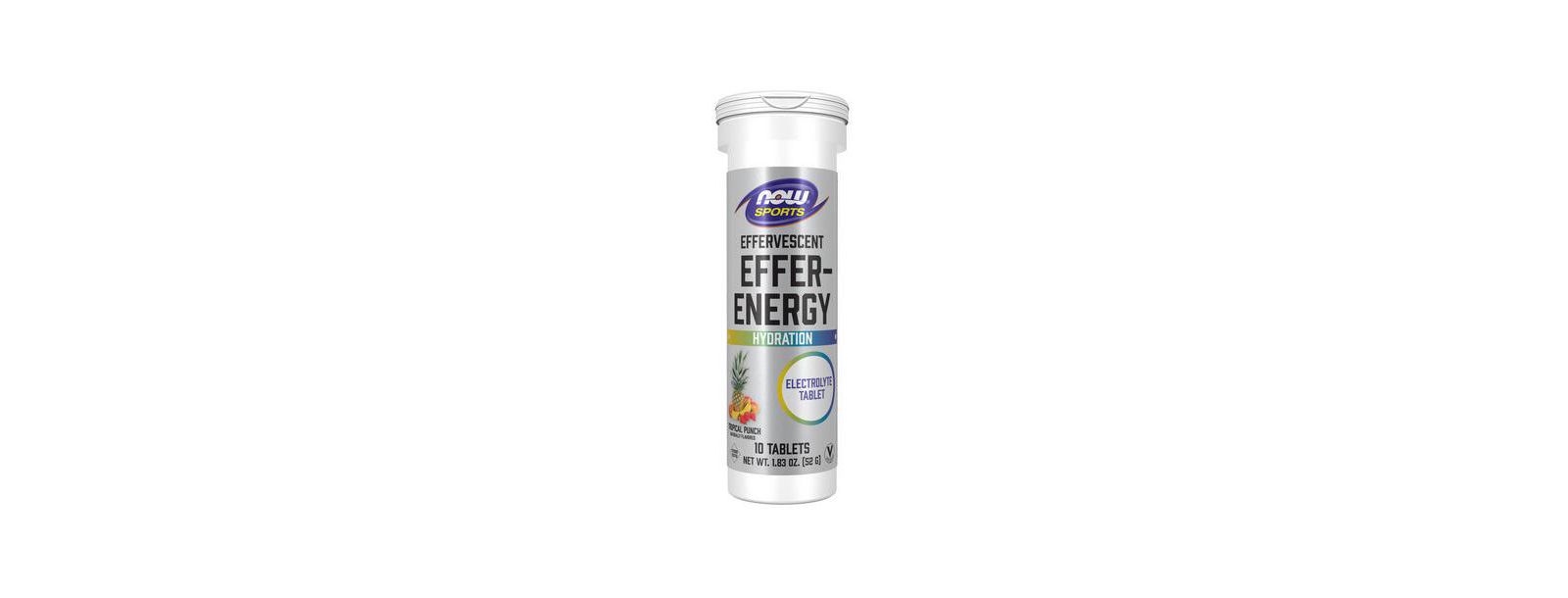 NOW Foods Effer-Energy Tropical Punch, 10 таб