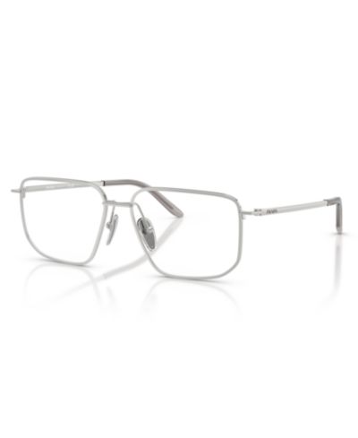 Prada Woman Rectangle Metal PR C52V Eyeglasses