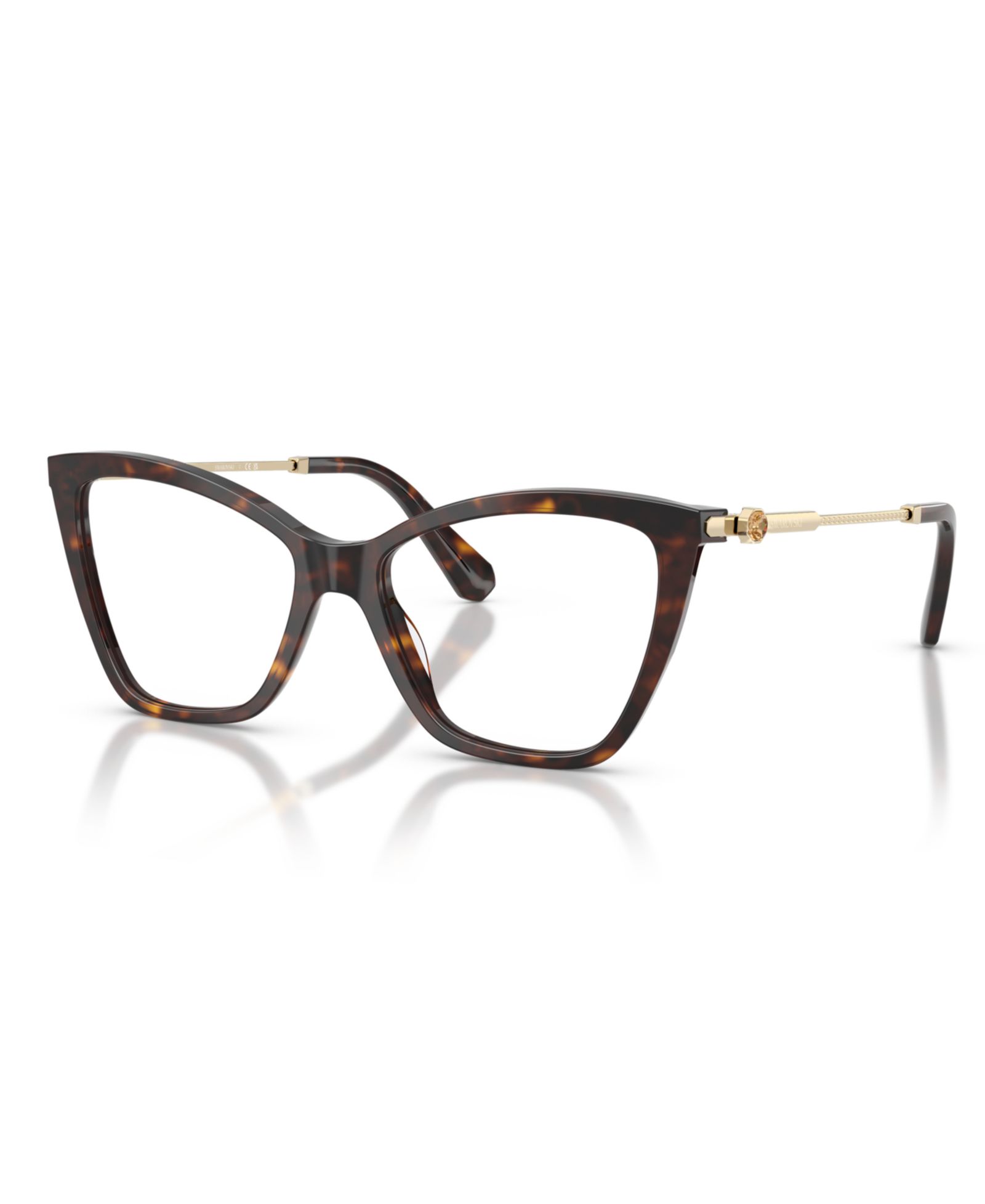 Swarovski Женские очки в пластиковой оправе Cat Eye SK2051
