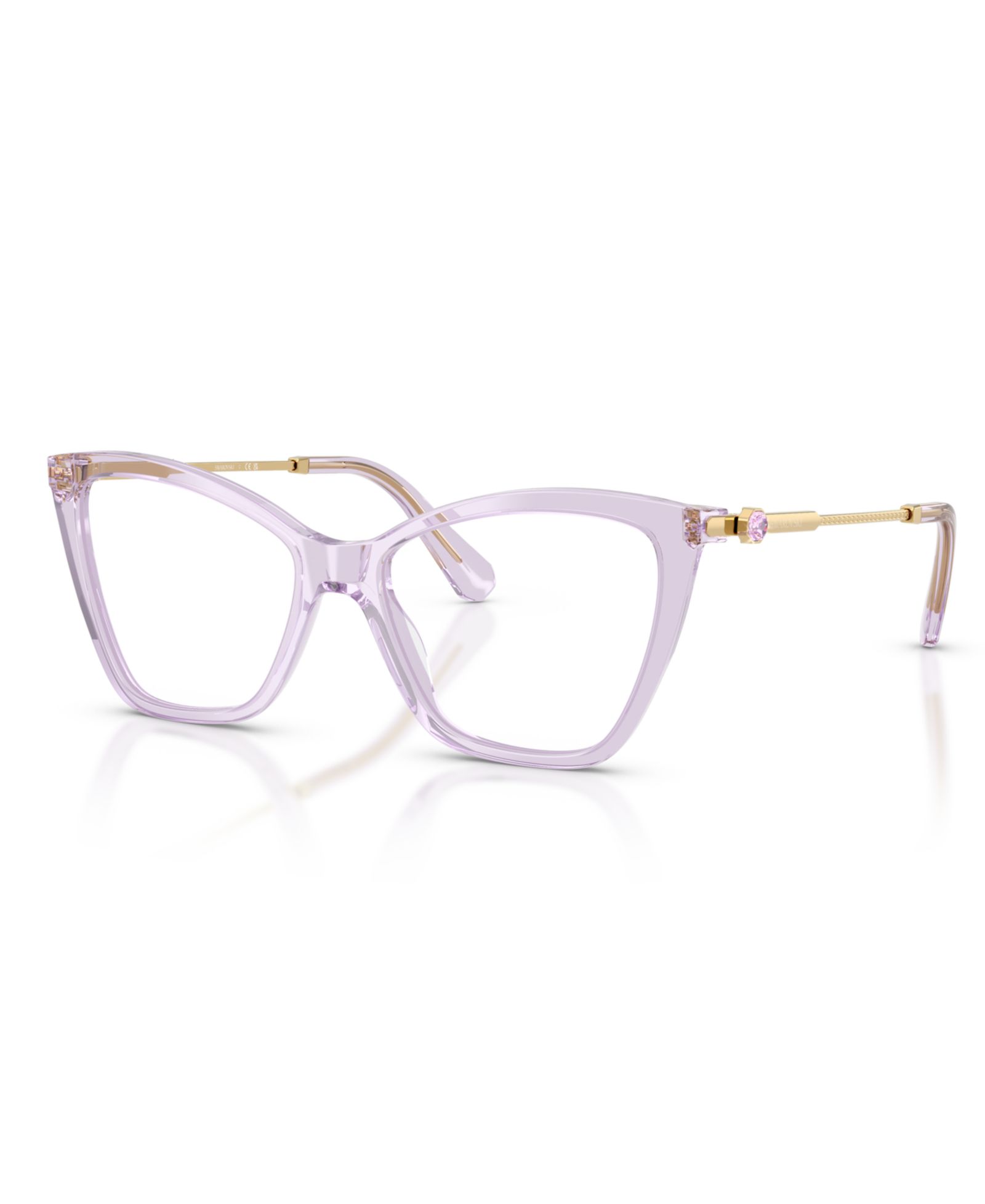 Swarovski Женские очки в пластиковой оправе Cat Eye SK2051