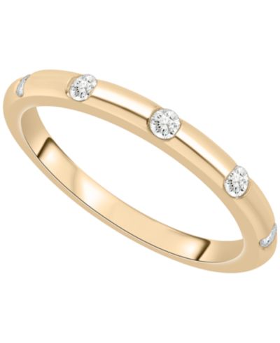 Кольцо Wrapped Diamond Ring 1/6 ct. t.w. в золоте 10K Yellow Gold