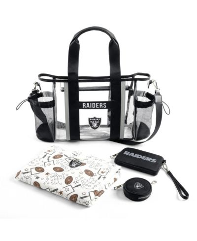 Прозрачная сумка WEAR by Erin Andrews Las Vegas Raiders для стадиона, детская