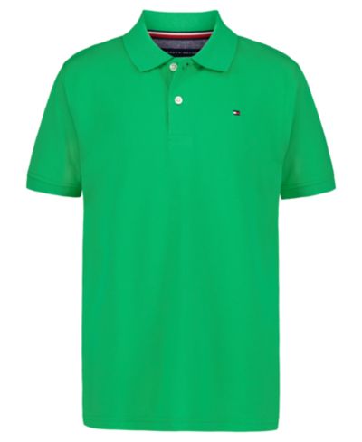 Мужская рубашка-поло Tommy Hilfiger Boys' 8-20 Stretch Short-Sleeve