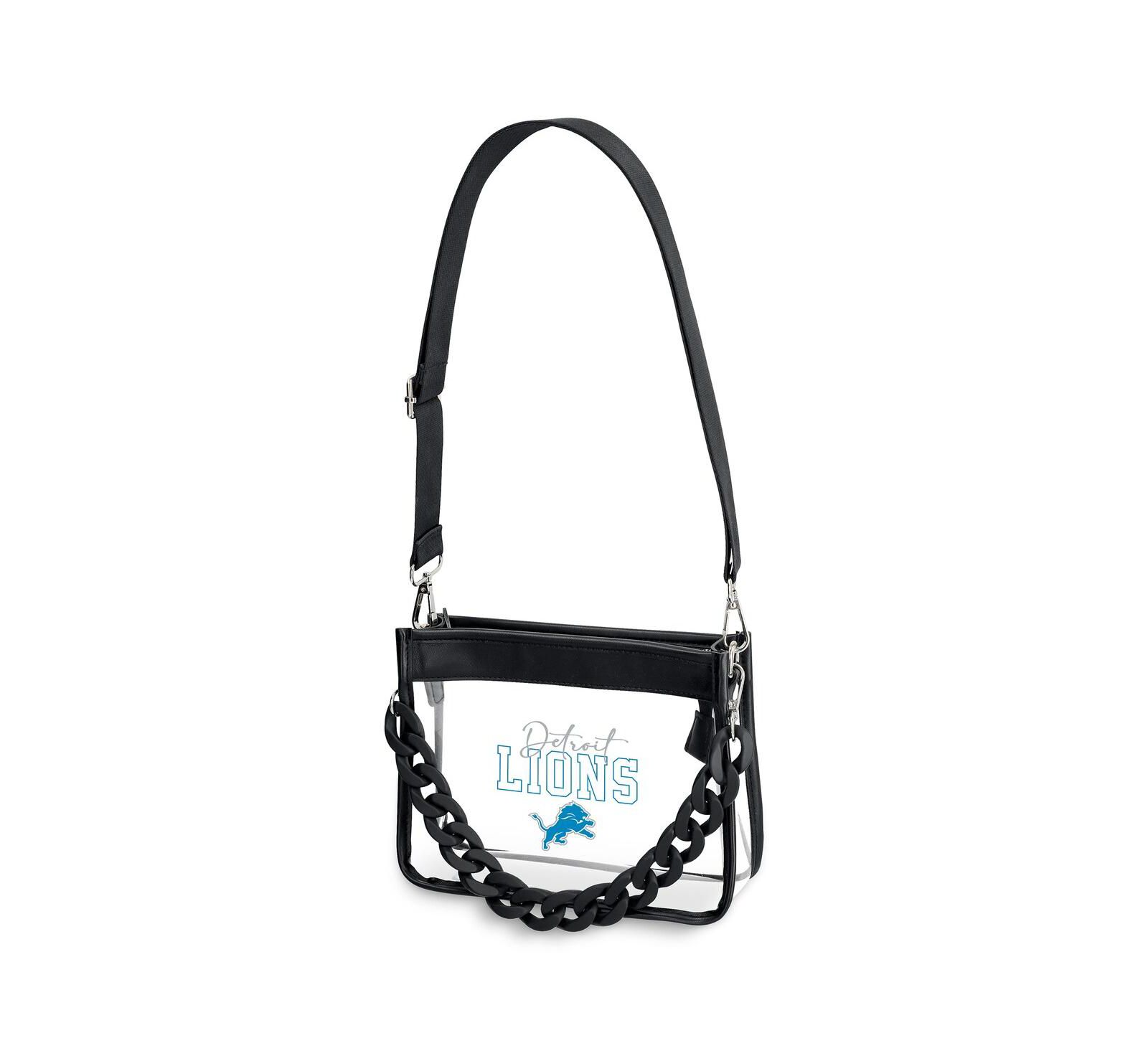 Мини-сумка WEAR by Erin Andrews Detroit Lions Plastic Chain Crossbody