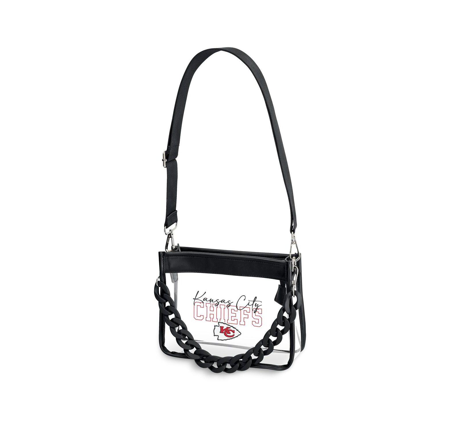 WEAR by Erin Andrews Kansas City Chiefs Plastic Chain Mini Crossbody Handbag