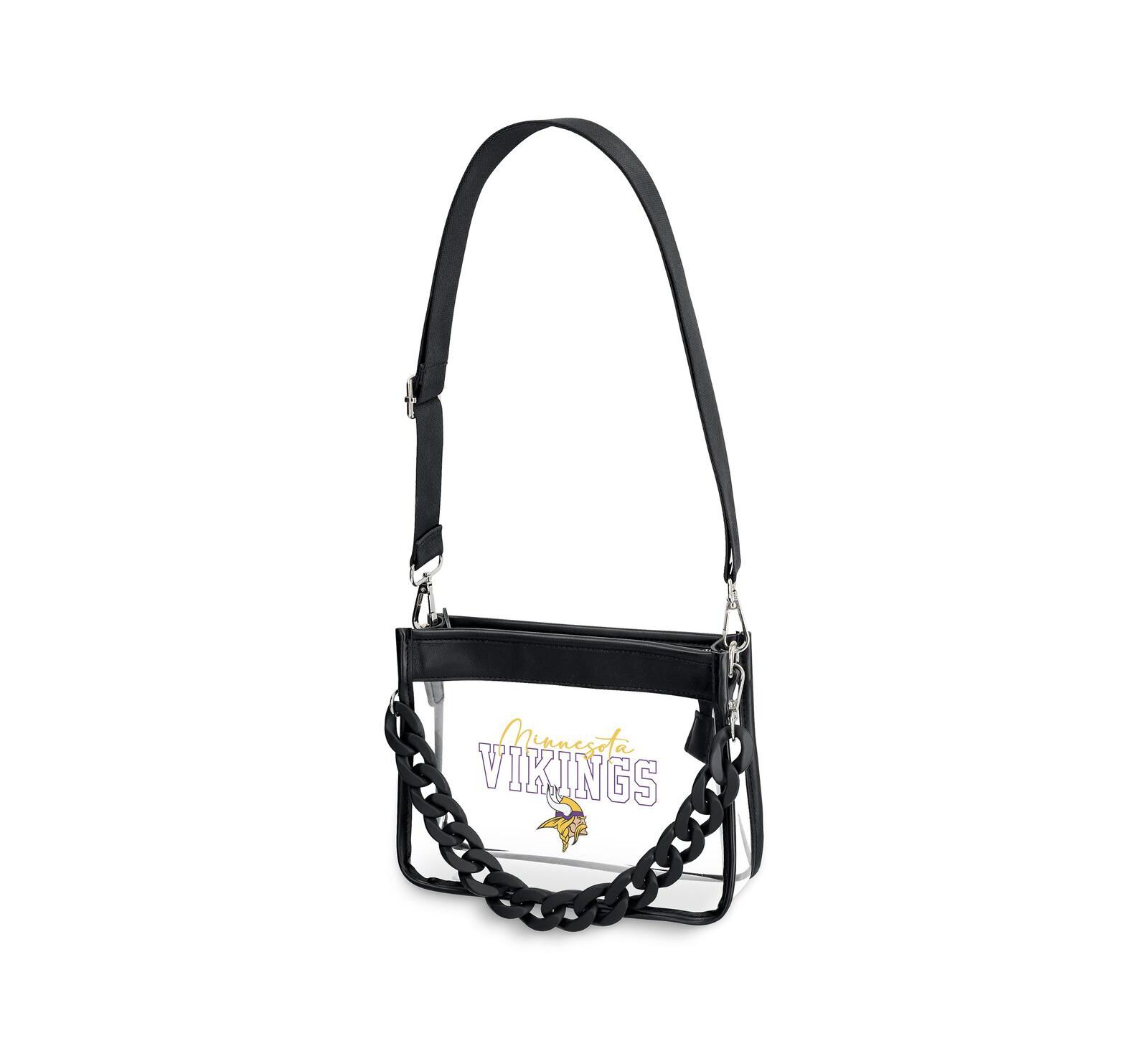WEAR by Erin Andrews Minnesota Vikings Plastic Chain Mini Crossbody Handbag