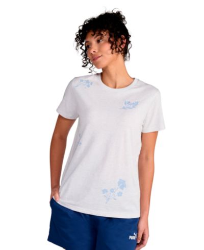 Женская футболка Puma Floral Graphic Crewneck Short-Sleeve
