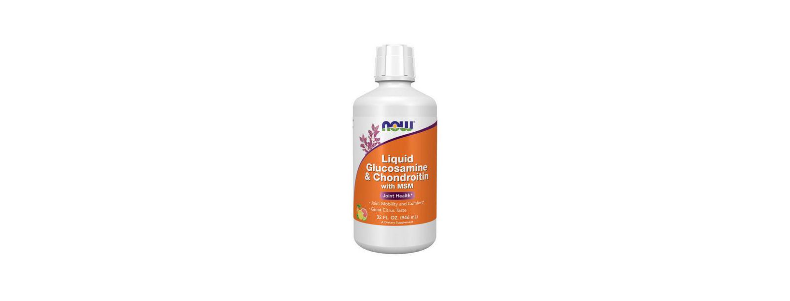 Жидкий глюкозамин и хондроитин с MSM NOW Foods, 32 Oz
