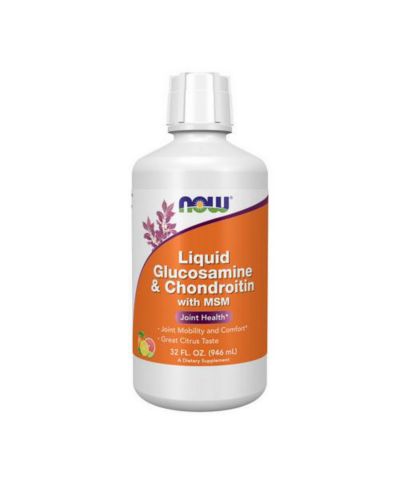 NOW Foods Liquid Glucosamine & Chondroitin with MSM ,32 Oz