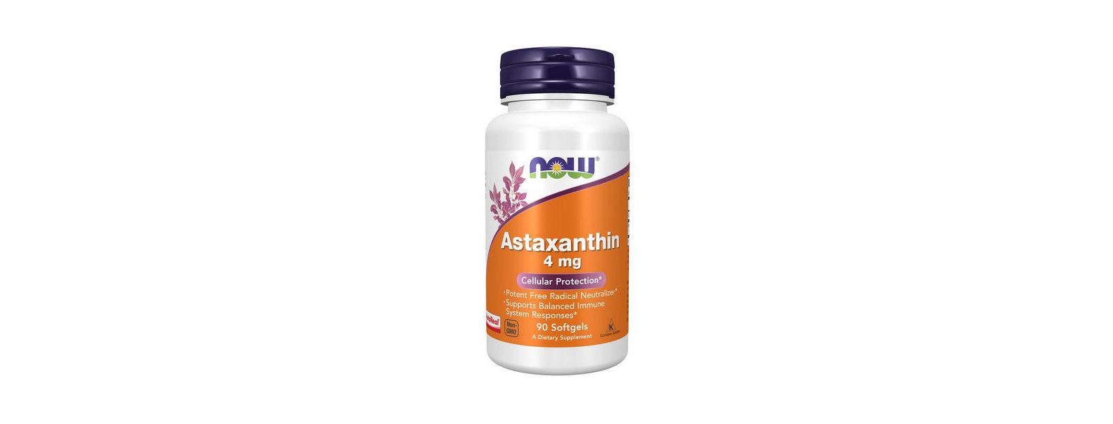 Астаксантин Now Foods, 4 mg, 90 Softgels