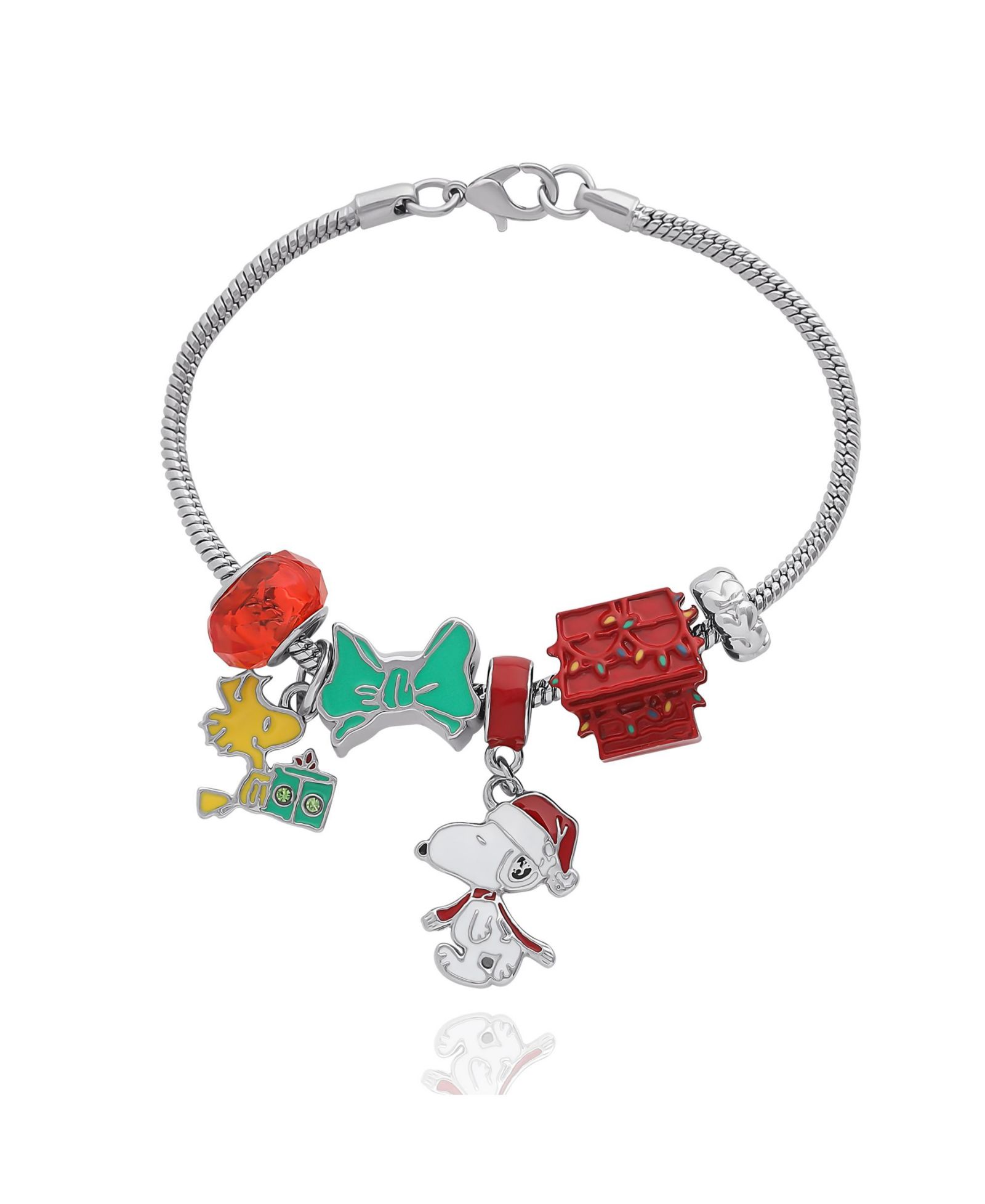 Браслет Peanuts Snoopy and Woodstock Slide Charm