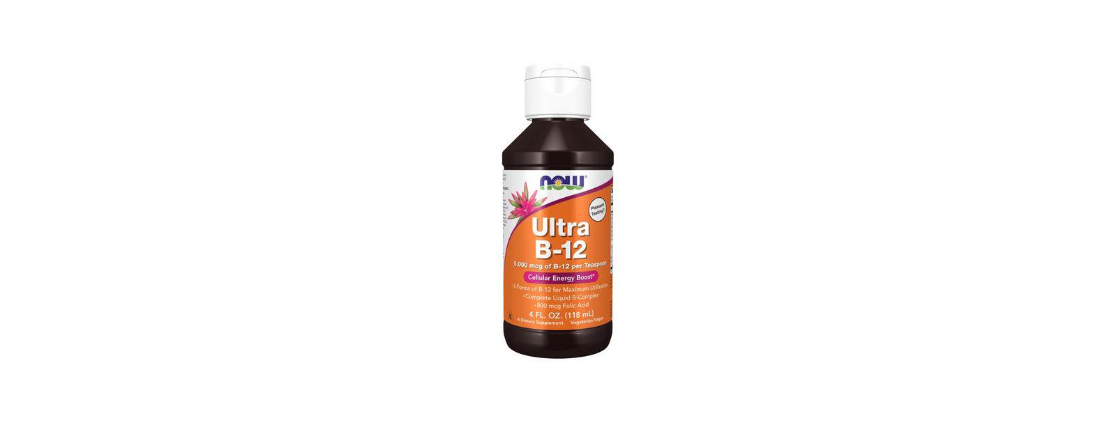 Жидкость NOW Foods Ultra B-12, 4 Oz