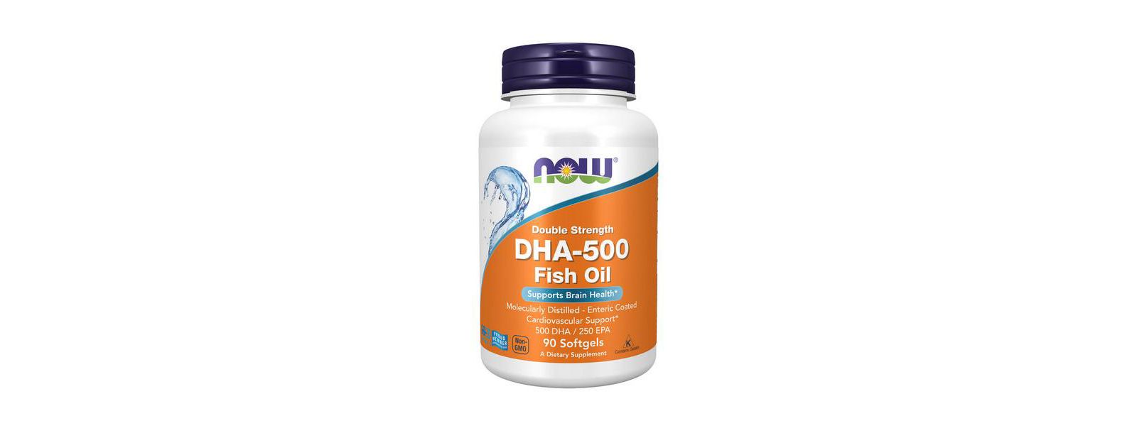 NOW Foods DHA-500 Double Strength, 90 мягких капсул