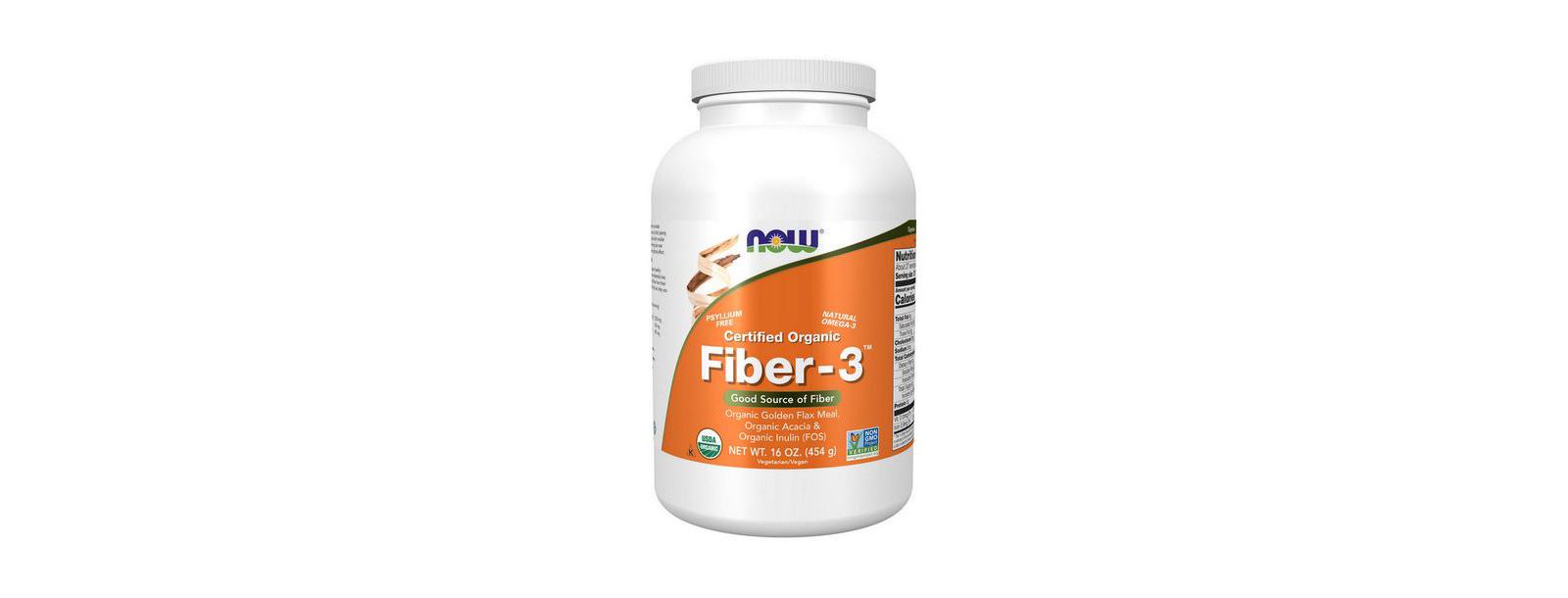 NOW Foods Пищевые волокна Fiber-3, 16 OZ