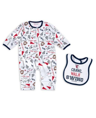 WEAR by Erin Andrews Baby Boys and Girls 2-Piece Cleveland Guardians Sleep Play Set