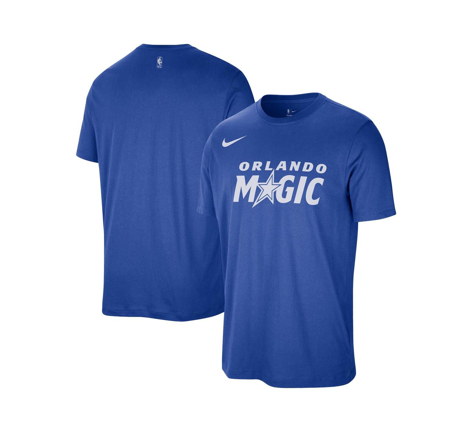 Nike Men's and Women's Blue Orlando Magic Team Wordmark Essential T-Shirt