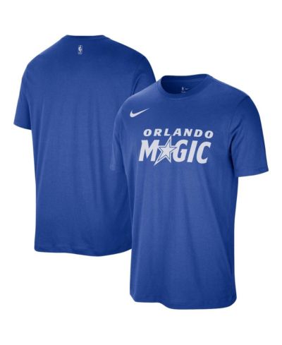 Nike Мужская и Женская футболка Essential с логотипом команды Orlando Magic, синяя