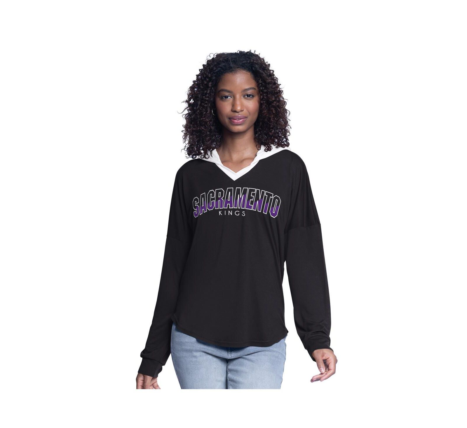 G-III 4Her by Carl Banks Женский худи Sacramento Kings Bench Player Oversized Long Sleeve