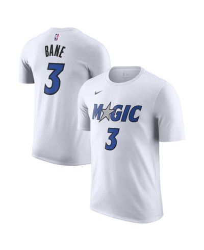 Nike Men's Desmond Bane White Orlando Magic Association Edition Name & Number T-Shirt
