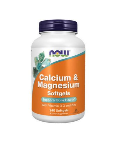 NOW Foods Calcium & Magnesium ,240 Softgels