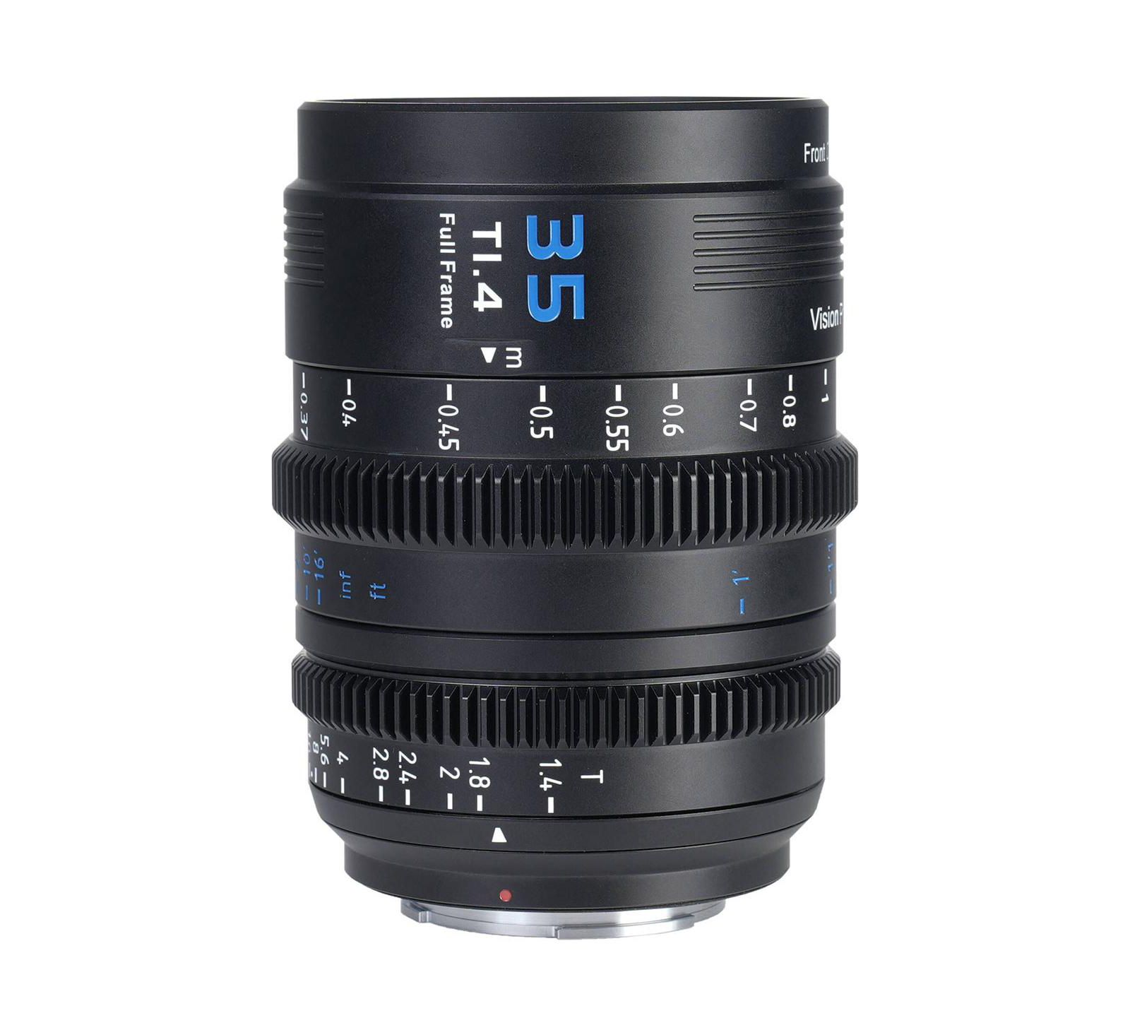 Кинематографический объектив Sirui Vision Prime 1 Series 35mm T1.4 с несколькими креплениями, совместим с креплениями E, Z, RF, L