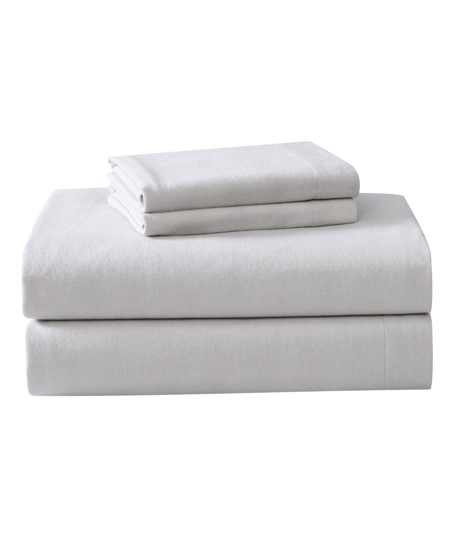 Laura Ashley Solid Cotton Flannel 4-Pc. Sheet Set, Full